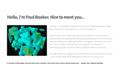Desktop Screenshot of paulbooker.co.uk