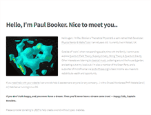Tablet Screenshot of paulbooker.co.uk